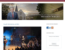 Tablet Screenshot of iwupresident.com